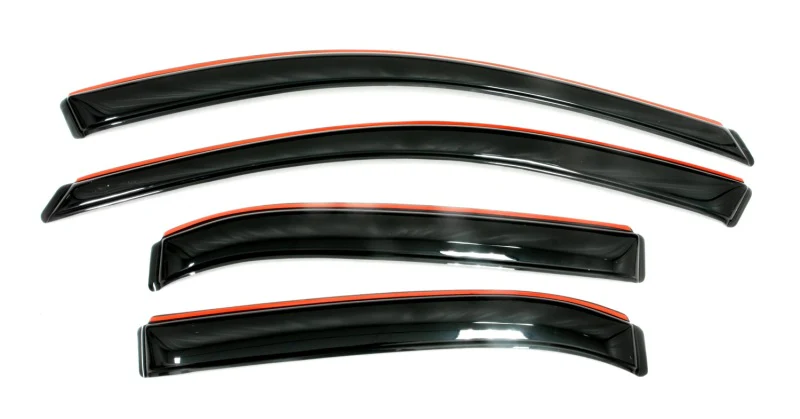 AVS 16-18 Nissan Titan XD Crew Cab Ventvisor In-Channel Front & Rear Window Deflectors 4pc - Smoke - Image 13