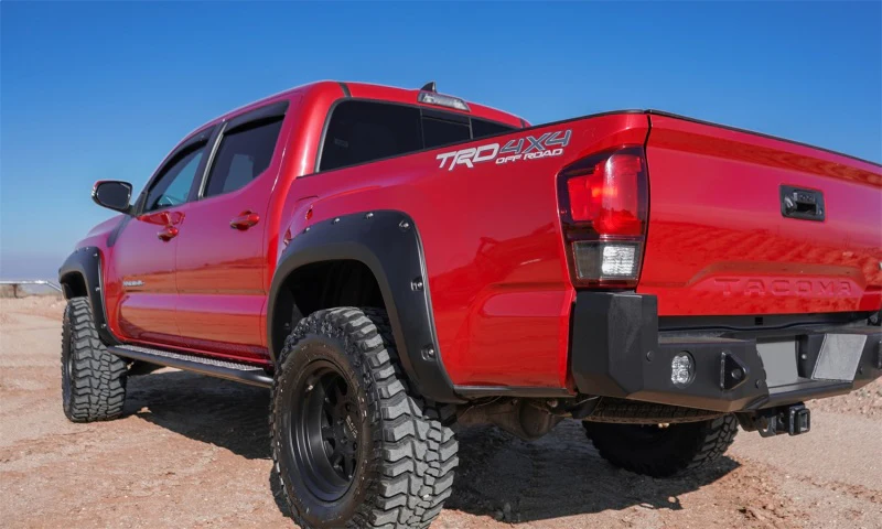 AVS 16-18 Toyota Tacoma Double Cab Ventvisor In-Channel Front & Rear Window Deflectors 4pc - Smoke - Image 5