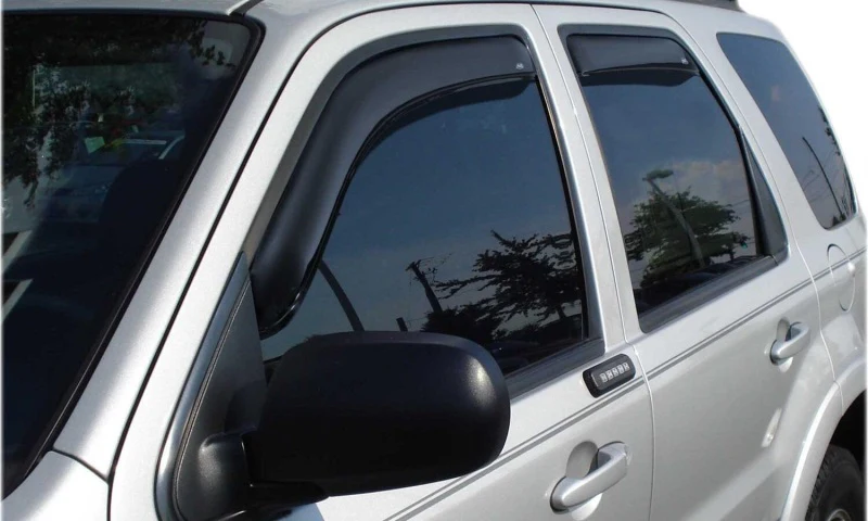 AVS 2018 Jeep Wrangler Unlimited (4-Door) Ventvisor In-Channel Window Deflectors 4pc - Smoke - Image 9