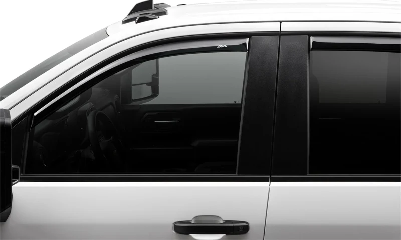 AVS 2019 Chevrolet Silverado 1500 Crew Cab Pickup Ventvisor In-Channel 4pc - Smoke - Image 3