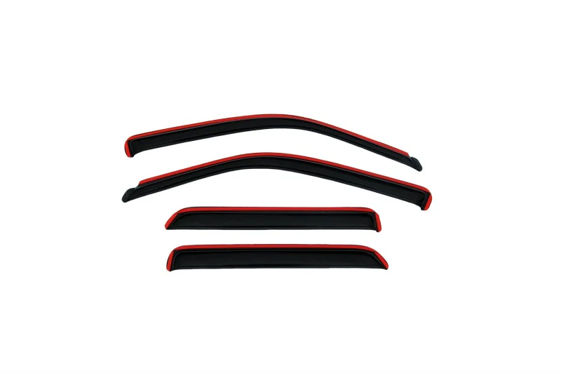 AVS 2019 Chevrolet Silverado 1500 Crew Cab Pickup Ventvisor In-Channel 4pc - Smoke - Image 9