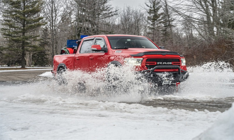 AVS 2019 Chevrolet Silverado 1500 Crew Cab Pickup Ventvisor Outside Mount 4pc - Smoke - Image 4