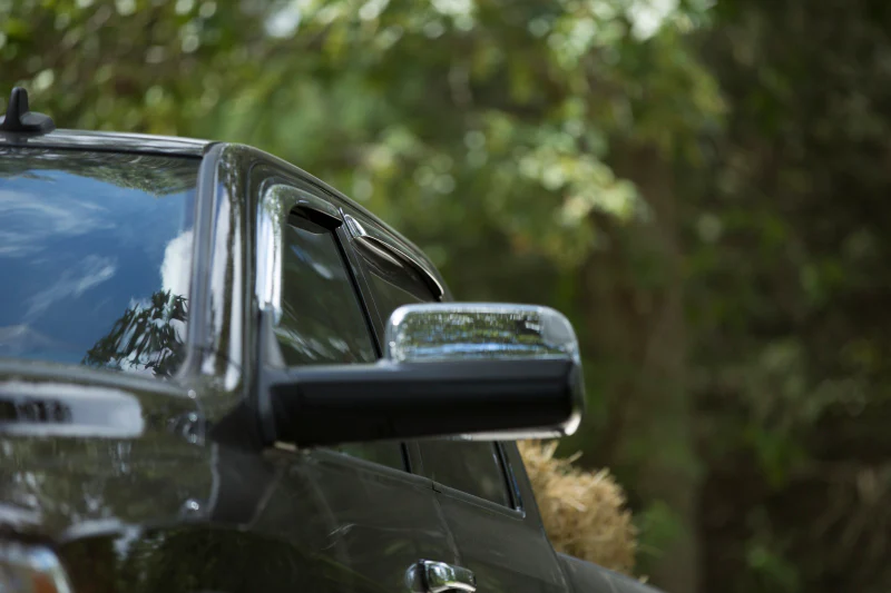 AVS 2019 RAM 1500 Crew Cab Ventvisor Outside Mount Front & Rear Window Deflectors 4pc - Chrome - Image 3