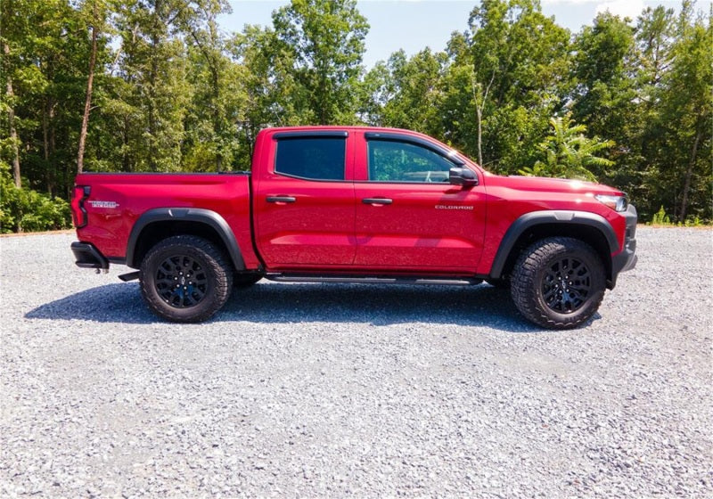AVS 2023 Chevrolet Colorado / GMC Canyon Ventvisor Outside Mount Window Deflectors 4pc - Smoke - Image 3
