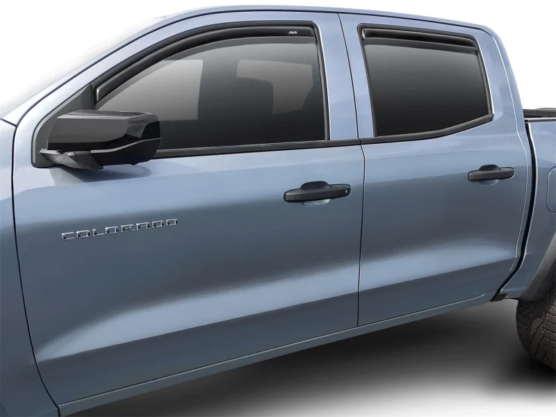AVS 2023 Chevrolet Colorado In-Channel Ventvisor Low Profile Deflectors 4pc - Smoke - Image 5