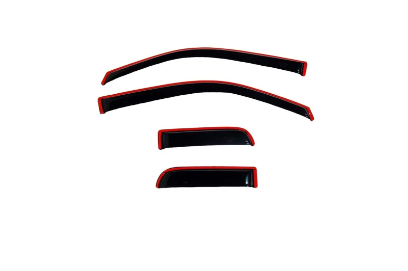 AVS 22-23 Toyota Tundra CC/CrewMax In-Channel Ventvisor Front & Rear Window Deflectors 4pc - Smoke - Image 16