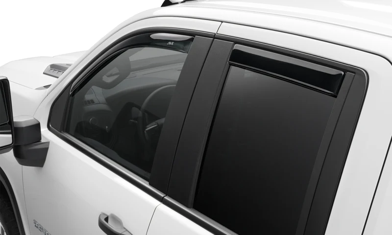 AVS 22-23 Toyota Tundra CC/CrewMax In-Channel Ventvisor Front & Rear Window Deflectors 4pc - Smoke - Image 3