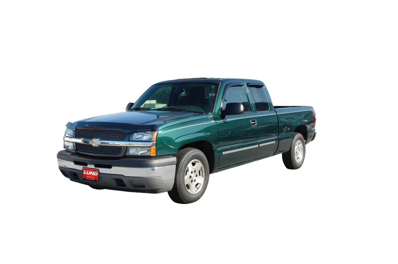 AVS 99-07 Chevy Silverado 1500 Ext. Cab Ventvisor Outside Mount Window Deflectors 4pc - Smoke - Image 4