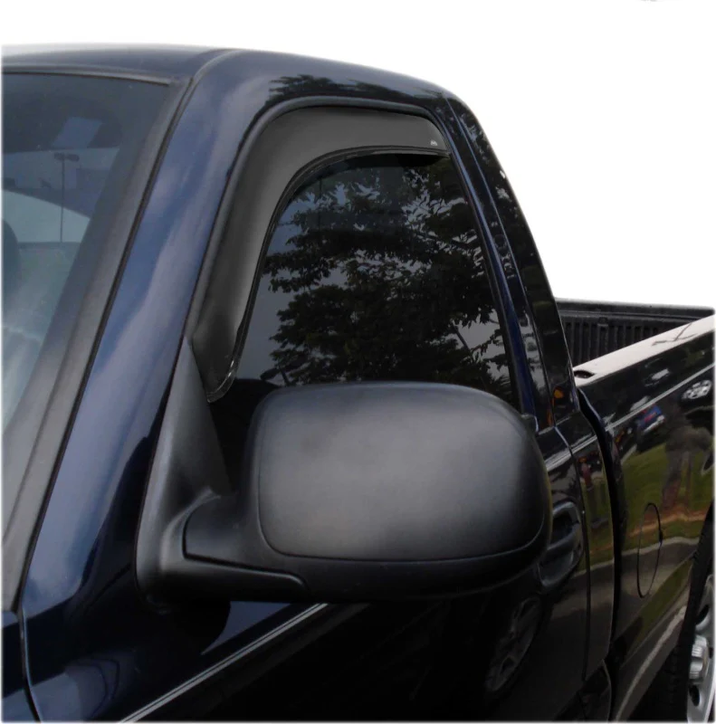 AVS 99-07 Chevy Silverado 1500 Standard Cab Ventvisor In-Channel Window Deflectors 2pc - Smoke - Image 3