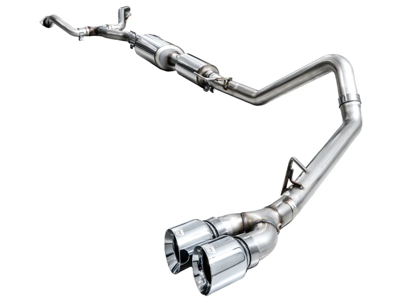 AWE 0FG Exhaust for 3rd Gen Toyota Tundra - Dual Chrome Silver Tips - Image 13