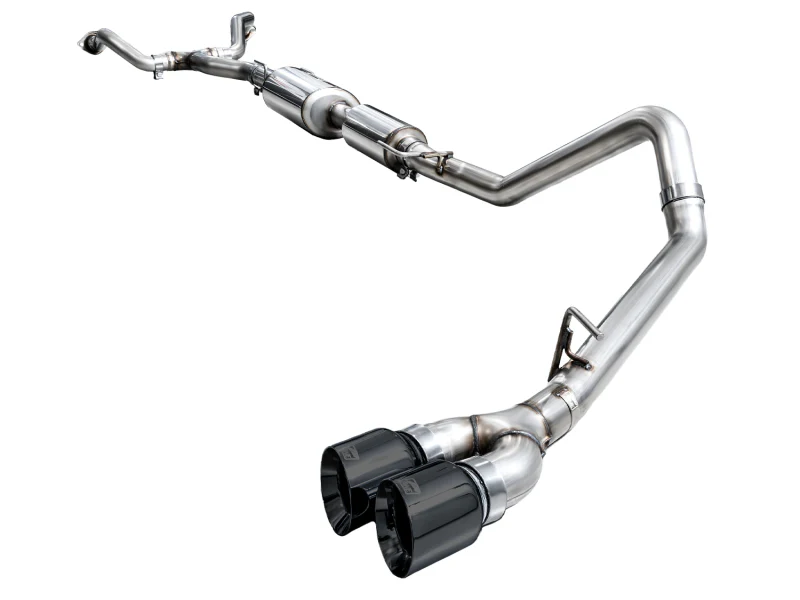 AWE 0FG Exhaust for 3rd Gen Toyota Tundra - Dual Diamond Black Tips - Image 15