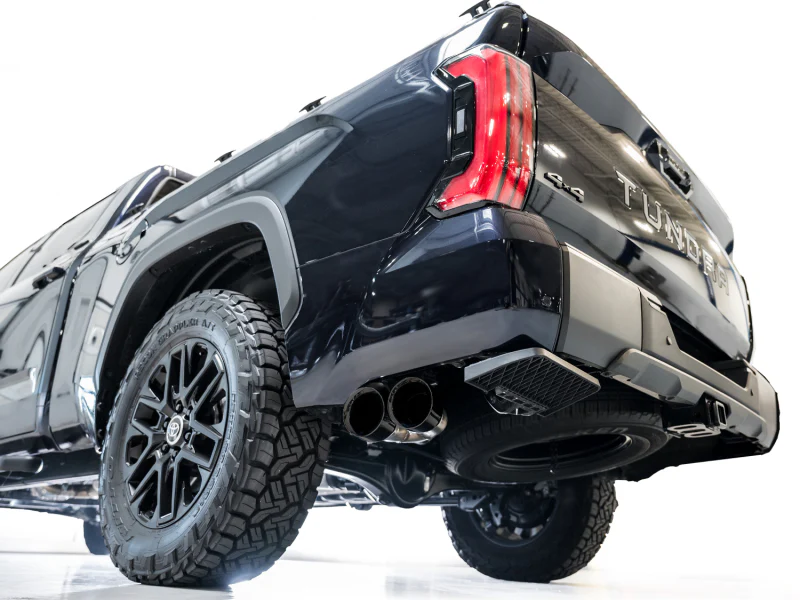 AWE 0FG Exhaust for 3rd Gen Toyota Tundra - Dual Diamond Black Tips - Image 5