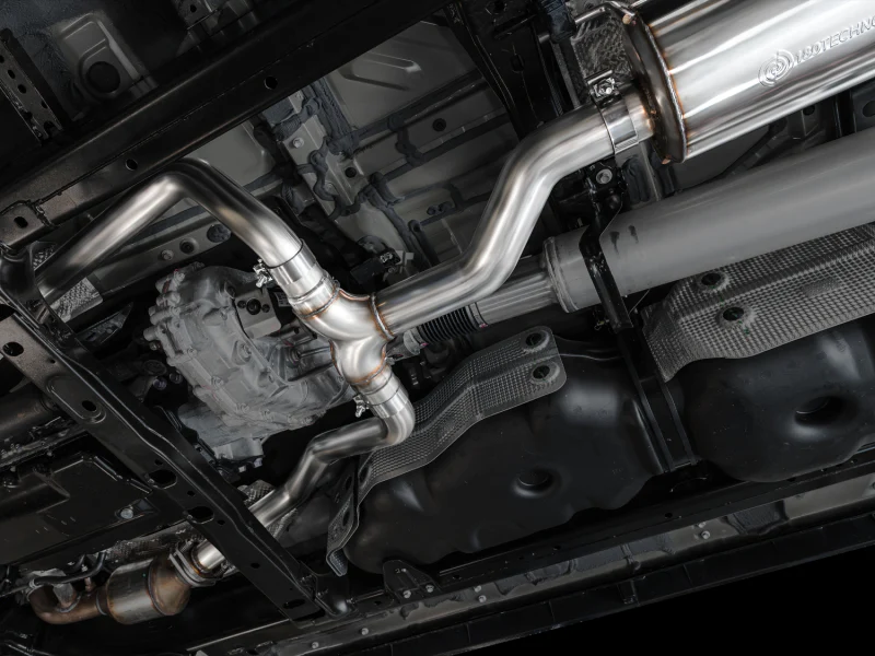 AWE 0FG Exhaust for 3rd Gen Toyota Tundra - Dual Diamond Black Tips - Image 7