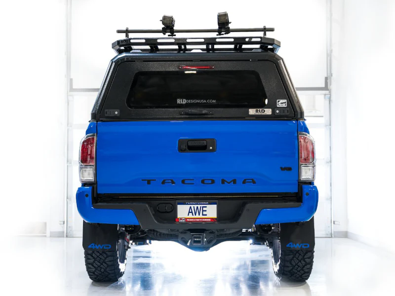 AWE 2016-2022 Toyota Tacoma 0FG Exhaust with BashGuard - No Tips - Image 5