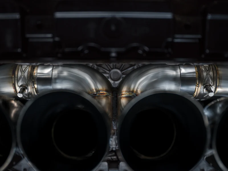 AWE 2023 C8 Corvette Z06 SwitchPath Cat-Back Exhaust - Diamond Black Tips - Image 10