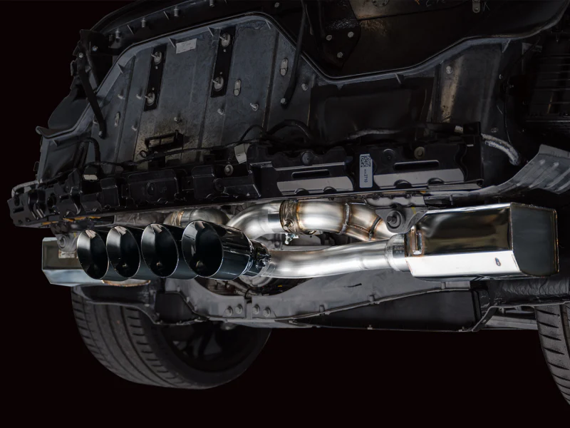 AWE 2023 C8 Corvette Z06 SwitchPath Cat-Back Exhaust - Diamond Black Tips - Image 13
