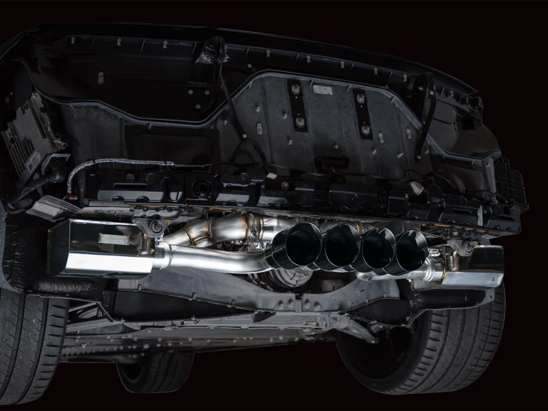 AWE 2023 C8 Corvette Z06 SwitchPath Cat-Back Exhaust - Diamond Black Tips - Image 14