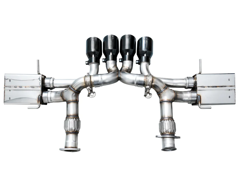 AWE 2023 C8 Corvette Z06 SwitchPath Cat-Back Exhaust - Diamond Black Tips - Image 17