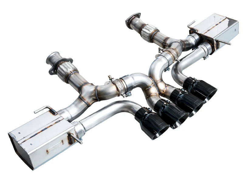 AWE 2023 C8 Corvette Z06 SwitchPath Cat-Back Exhaust - Diamond Black Tips - Image 18