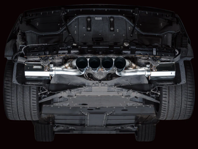AWE 2023 C8 Corvette Z06 SwitchPath Cat-Back Exhaust - Diamond Black Tips - Image 5