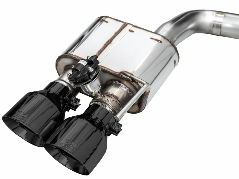 AWE 2024 Ford Mustang Dark Horse S650 RWD SwitchPath Catback Exhaust w/ Quad Diamond Black Tips - Image 12