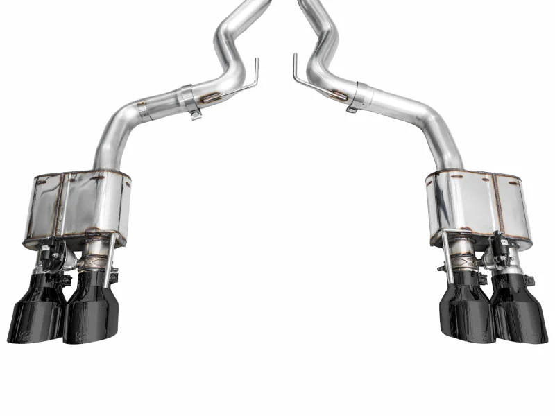 AWE 2024 Ford Mustang Dark Horse S650 RWD SwitchPath Catback Exhaust w/ Quad Diamond Black Tips - Image 13