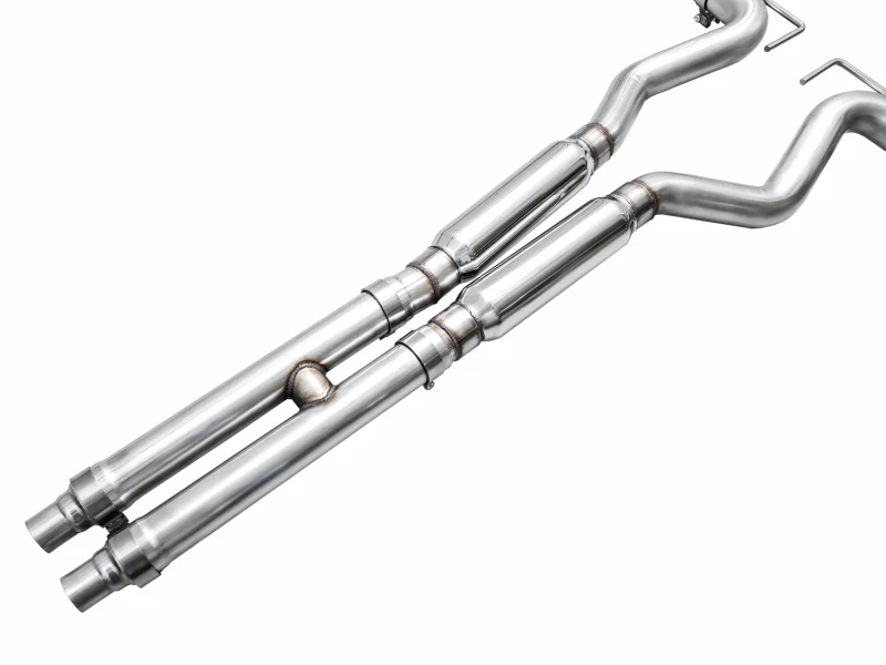 AWE 2024 Ford Mustang Dark Horse S650 RWD SwitchPath Catback Exhaust w/ Quad Diamond Black Tips - Image 15