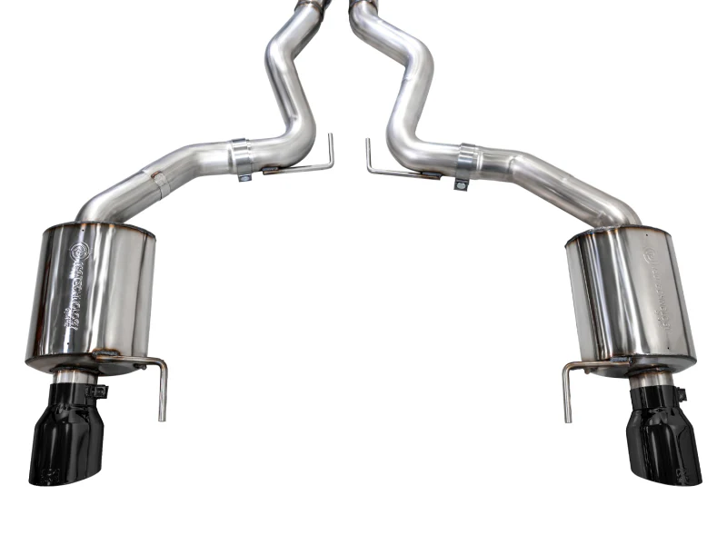 AWE 2024 Ford Mustang GT Fastback S650 RWD Touring Catback Exhaust w/ Dual Diamond Black Tips - Image 14