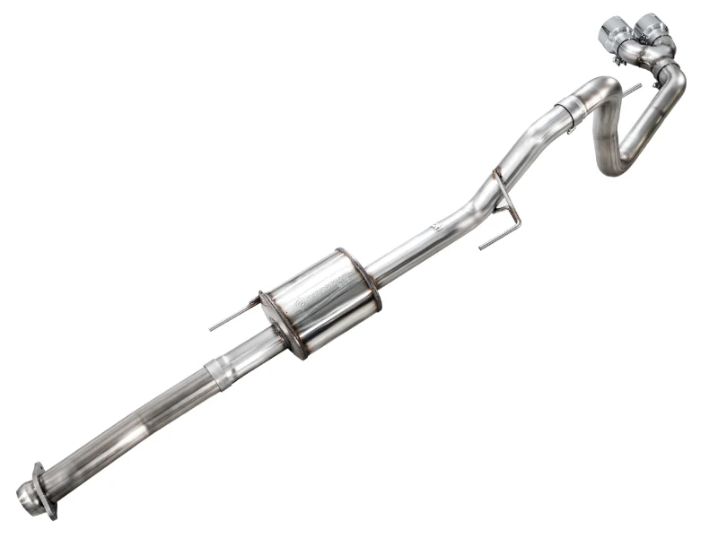 AWE 21-25 Ford F150 (14th Gen Reg Cab) Cat-Back Exhaust - 4.5in Dual Side Exit Chrome Tips - Image 13
