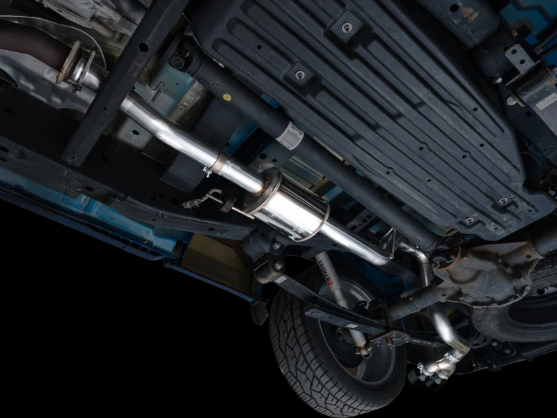 AWE 21-25 Ford F150 (14th Gen Reg Cab) Cat-Back Exhaust - 4.5in Dual Side Exit Diamond Black Tips - Image 5