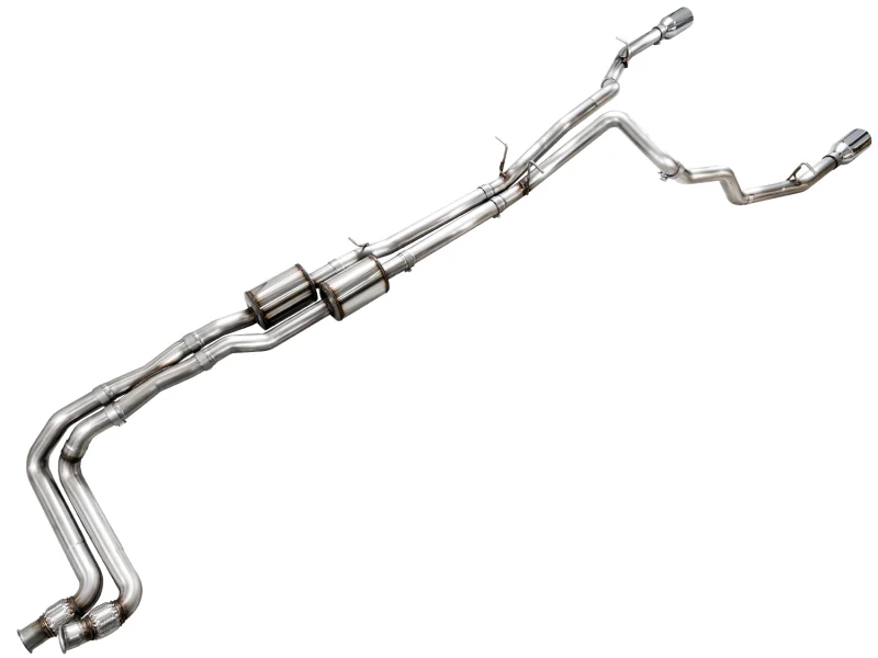 AWE 25+ RAM 1500 3.0TT 0FG Catback Touring Exhaust - Chrome Silver Tips - Image 10