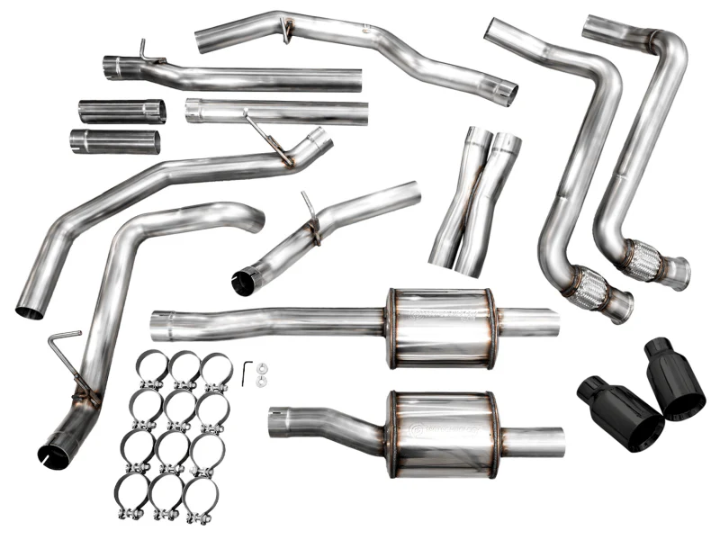 AWE 25+ RAM 1500 3.0TT 0FG Catback Touring Exhaust - Diamond Black Tips - Image 11