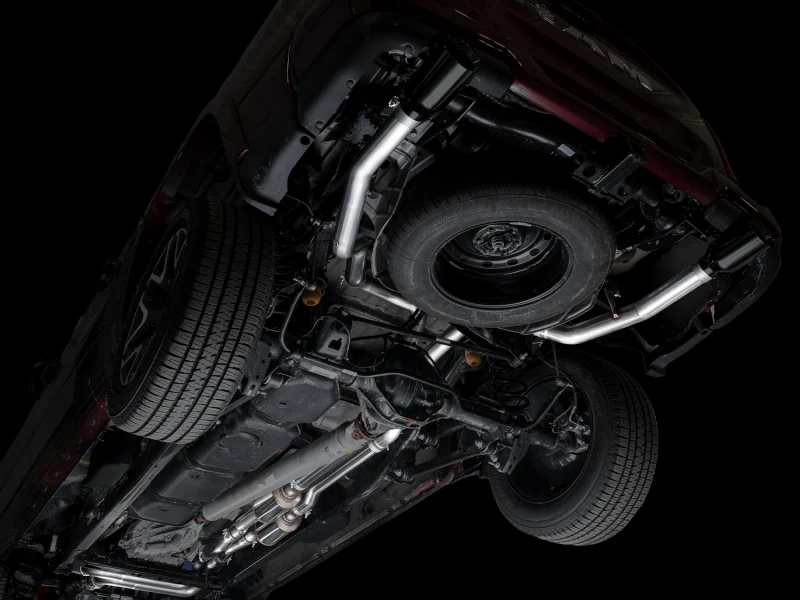 AWE 25+ RAM 1500 3.0TT 0FG Catback Touring Exhaust - Diamond Black Tips - Image 4
