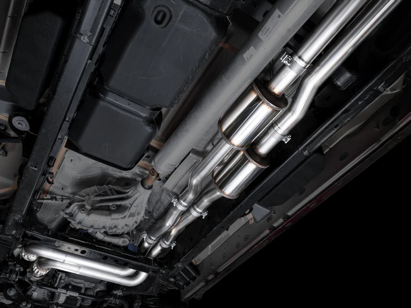 AWE 25+ RAM 1500 3.0TT 0FG Catback Touring Exhaust - Diamond Black Tips - Image 7