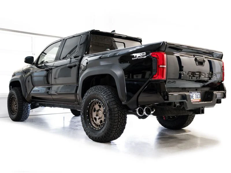 AWE Exhaust for 4th Gen Toyota Tacoma Dual Chrome Silver Tips - Image 11