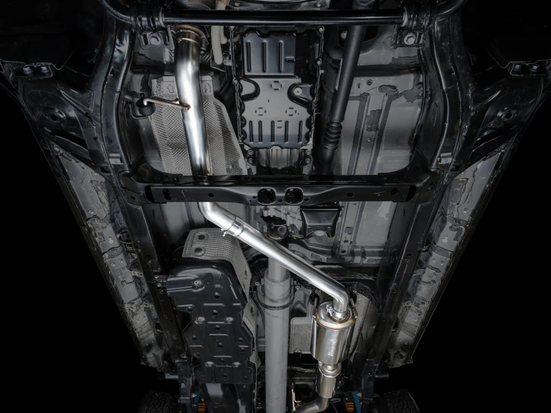 AWE Exhaust for 4th Gen Toyota Tacoma Dual Chrome Silver Tips - Image 6