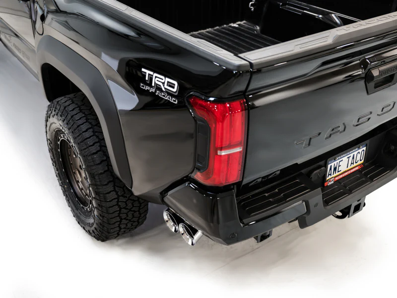 AWE Exhaust for 4th Gen Toyota Tacoma Dual Chrome Silver Tips - Image 9