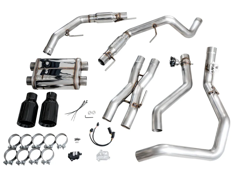 AWE Gen 3 Ford Raptor SwitchPath Exhaust - Diamond Black Tips - Image 15