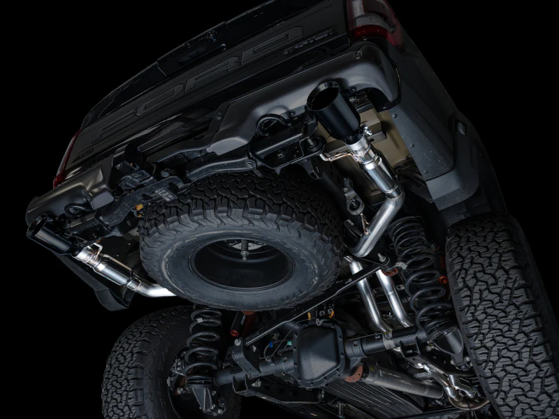 AWE Gen 3 Ford Raptor SwitchPath Exhaust - Diamond Black Tips - Image 3