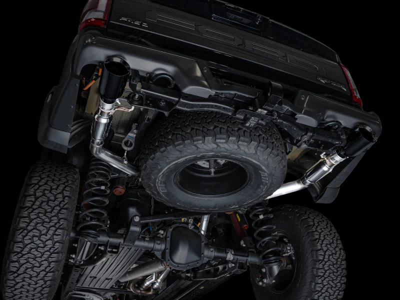 AWE Gen 3 Ford Raptor SwitchPath Exhaust - Diamond Black Tips - Image 9