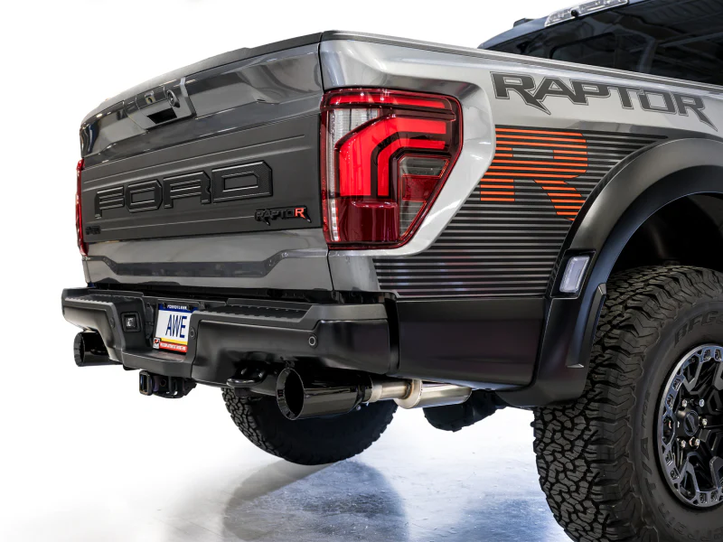 AWE Gen 3 Raptor R SwitchPath Exhaust - Diamond Black Tips - Image 3