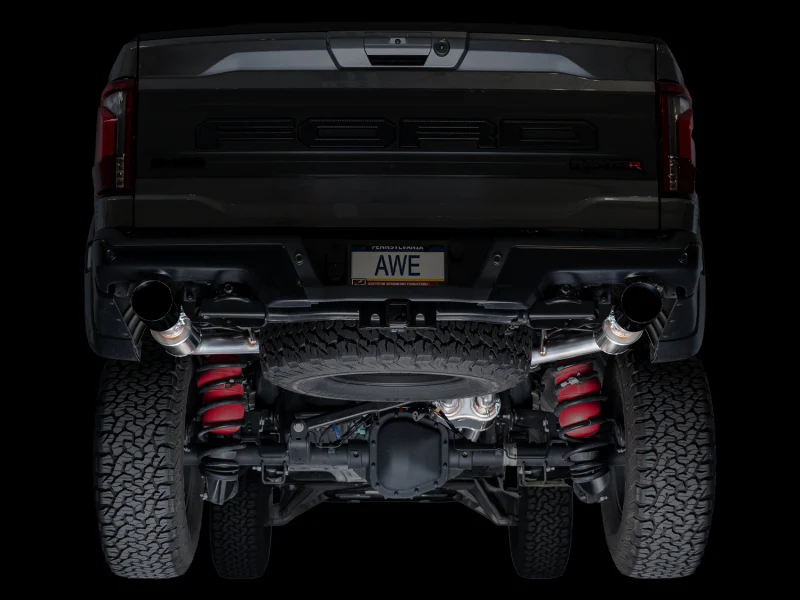 AWE Gen 3 Raptor R SwitchPath Exhaust - Diamond Black Tips - Image 6