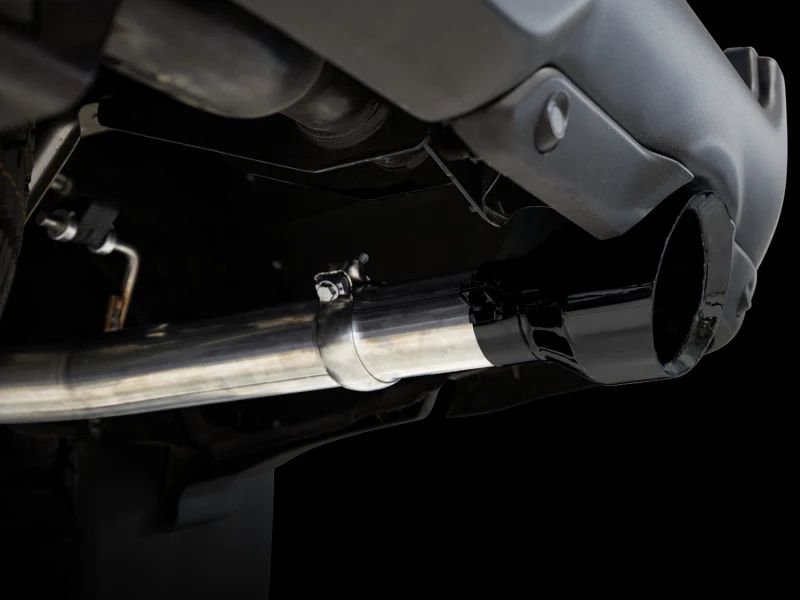 AWE Tuning 19-21 RAM 1500 5.7L (w/Cutouts) 0FG Dual Rear Exit Cat-Back Exhaust - Diamond Black Tips - Image 4