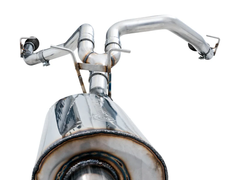 AWE Tuning 19-21 RAM 1500 5.7L (w/Cutouts) 0FG Dual Rear Exit Cat-Back Exhaust - Diamond Black Tips - Image 7