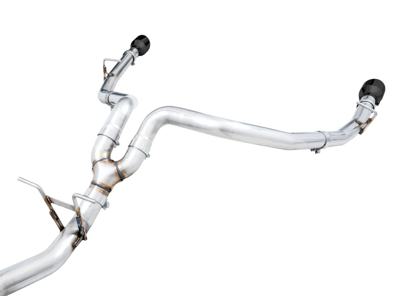 AWE Tuning 19-21 RAM 1500 5.7L (w/Cutouts) 0FG Dual Rear Exit Cat-Back Exhaust - Diamond Black Tips - Image 9