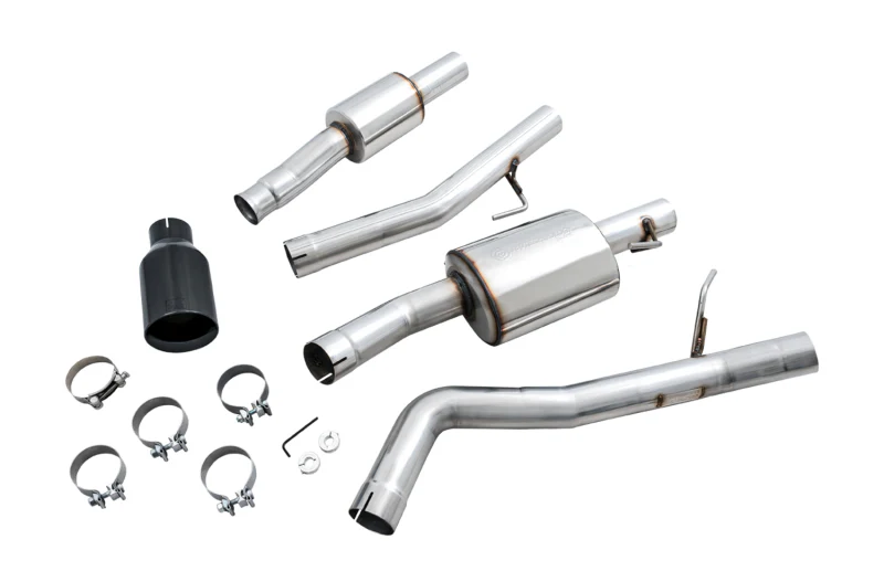 AWE Tuning 20-21 Jeep Gladiator JT 3.6L Tread Edition Cat-Back Single Side Exhaust - Diamond Blk Ti - Image 7