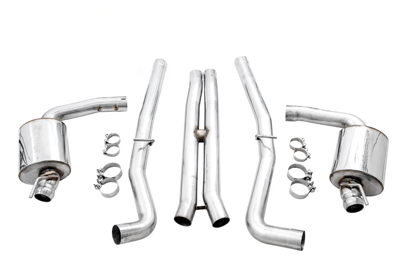 AWE Tuning 2015+ Dodge Challenger 6.4L/6.2L Non-Resonated Touring Edition Exhaust - Use Stock Tips - Image 2
