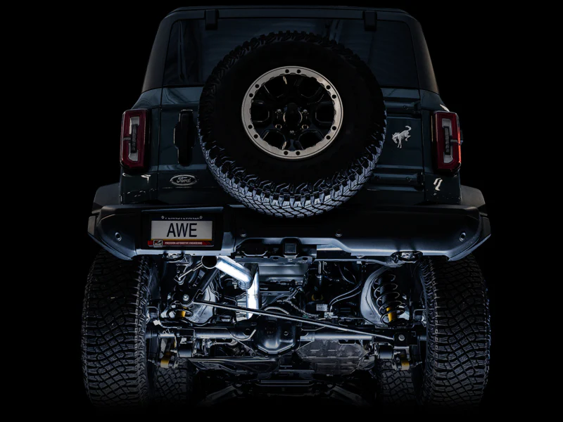 AWE Tuning 2021+ Ford Bronco 0FG Exhaust (No Tips) w/ Bash Guard - Image 6