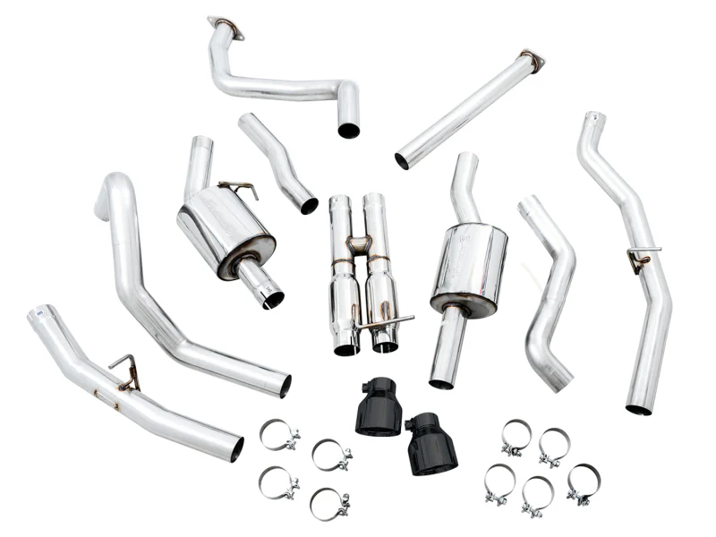 AWE Tuning 2021 RAM 1500 TRX 0FG Cat-Back Exhaust - Diamond Black Tips - Image 17