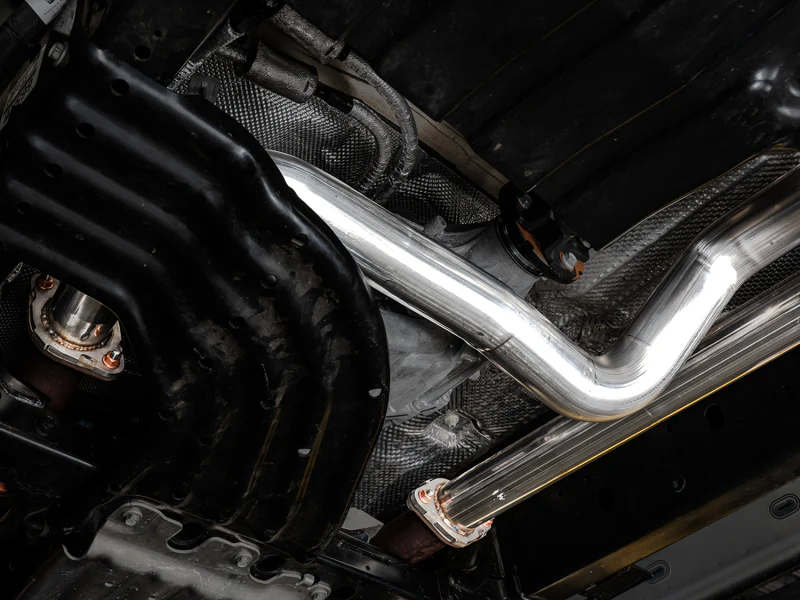 AWE Tuning 2021 RAM 1500 TRX 0FG Cat-Back Exhaust - Diamond Black Tips - Image 5